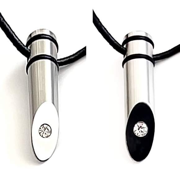 Diamond Bullet Pendant Necklace! - Picture 6 of 8